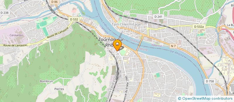 localisation de l'entreprise LAPIC à TOURNON-SUR-RHONE