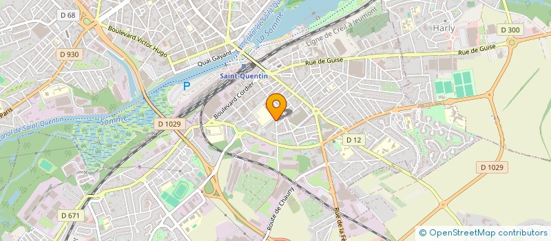 localisation de l'entreprise LAPICKI à SAINT-QUENTIN