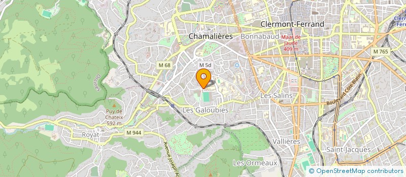 localisation de l'entreprise LAPIE & NOUS à CHAMALIERES