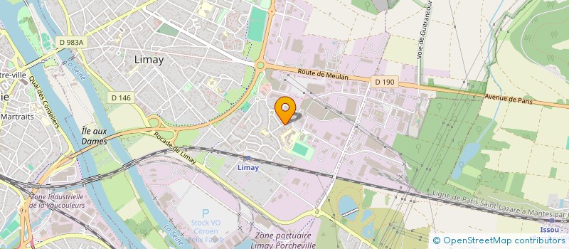 localisation de l'entreprise LAPIERRE BAT  LIMAY