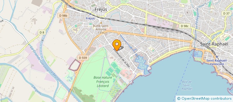 localisation de l'entreprise LAPIERRE ET POULAIN à FREJUS