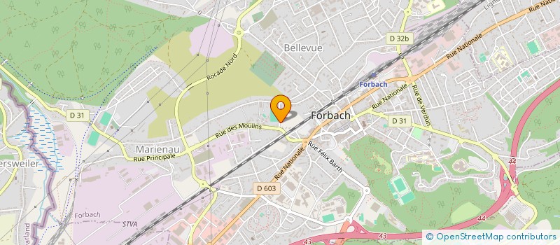 localisation de l'entreprise LAPIERRE FORMATION  FORBACH