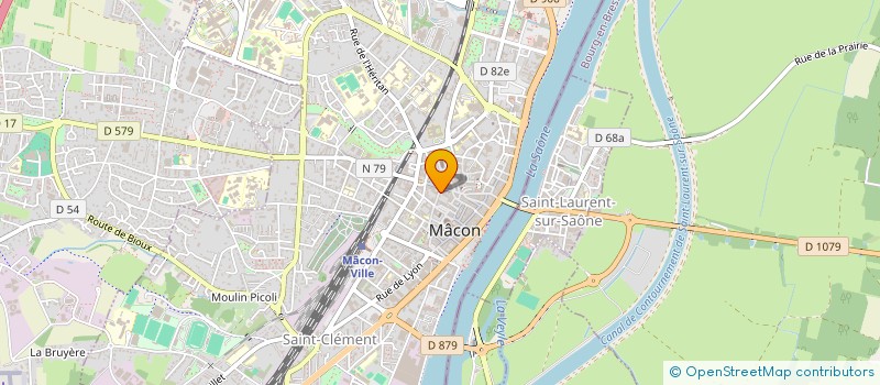 localisation de l'entreprise LAPIERRE IMMO  MACON