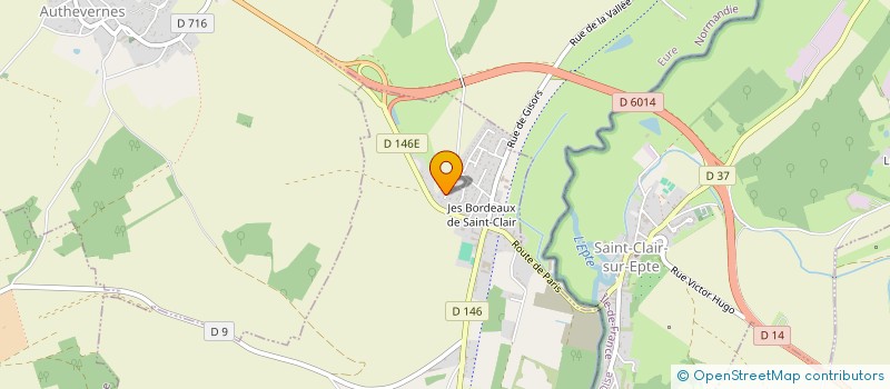 localisation de l'entreprise LAPIERRE MEDIA  CHATEAU-SUR-EPTE