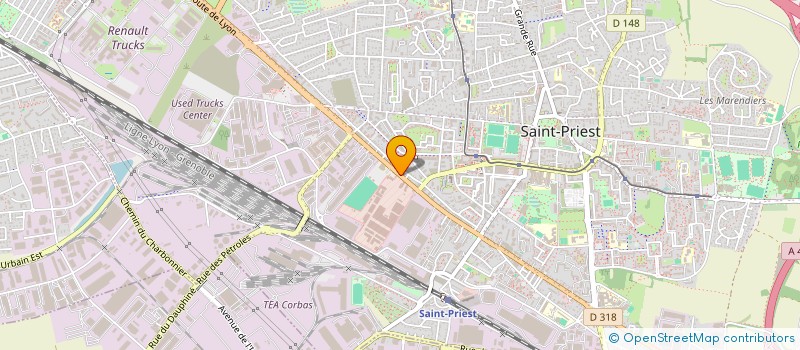 localisation de l'entreprise LAPIERRE NUMERISATION  SAINT-PRIEST