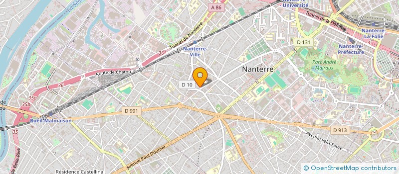 localisation de l'entreprise LAPIERRE'S ET FILLE à NANTERRE
