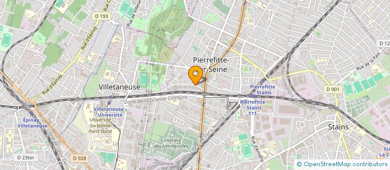 localisation de l'entreprise LAPIERREHOLDING à PIERREFITTE-SUR-SEINE