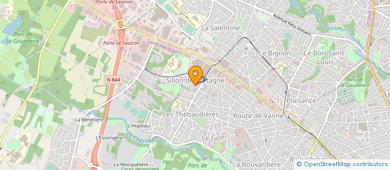 localisation de l'entreprise LAPILE.ARCHI  SAINT-HERBLAIN