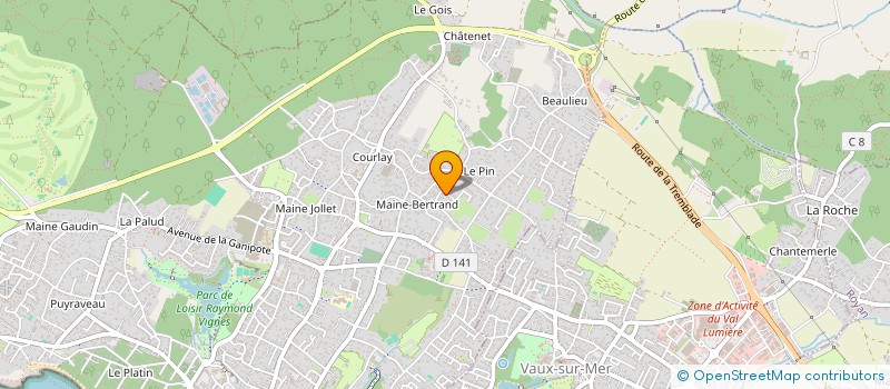 localisation de l'entreprise LAPIN  SAINT-PALAIS-SUR-MER