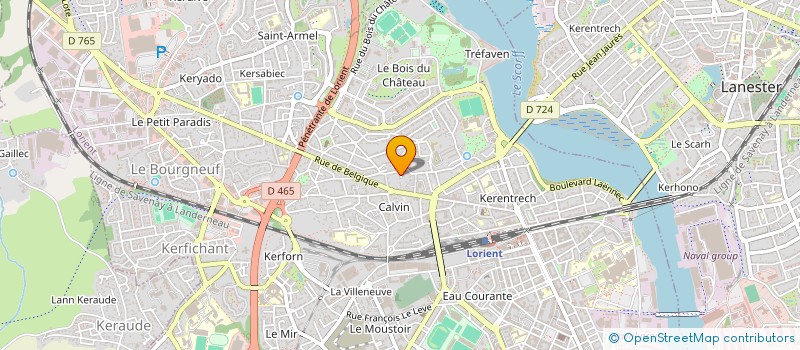 localisation de l'entreprise LAPIN ECRIT VOYAGE COMMUNICATION  LORIENT