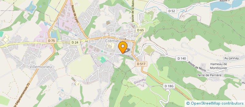 localisation de l'entreprise LAPIN REVEUR à CREMIEU