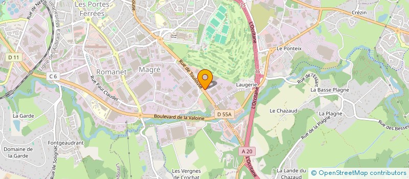 localisation de l'entreprise LAPIN TEMPOREL à LIMOGES