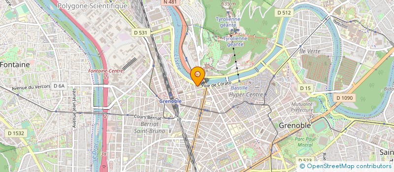 localisation de l'entreprise LAPINA CONCEPT à GRENOBLE