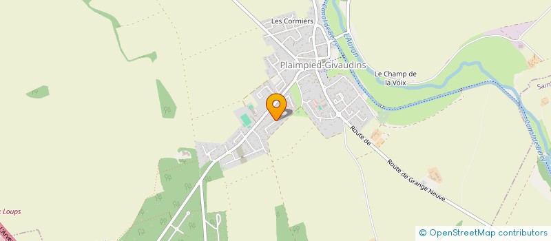 localisation de l'entreprise LAPING  PLAIMPIED-GIVAUDINS