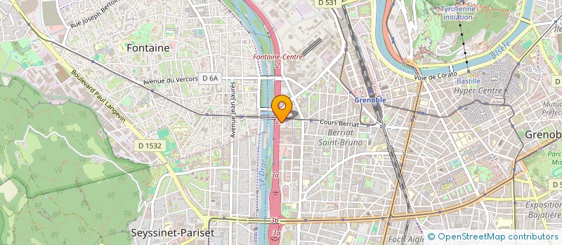 localisation de l'entreprise LAPINPEAU  GRENOBLE