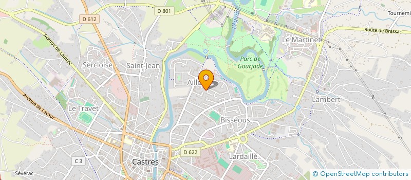 localisation de l'entreprise LAPINS ET VOLAILLES D OCCITANIE à CASTRES