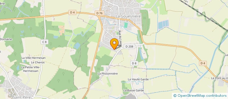 localisation de l'entreprise LAPINVEST  LA GOUESNIERE