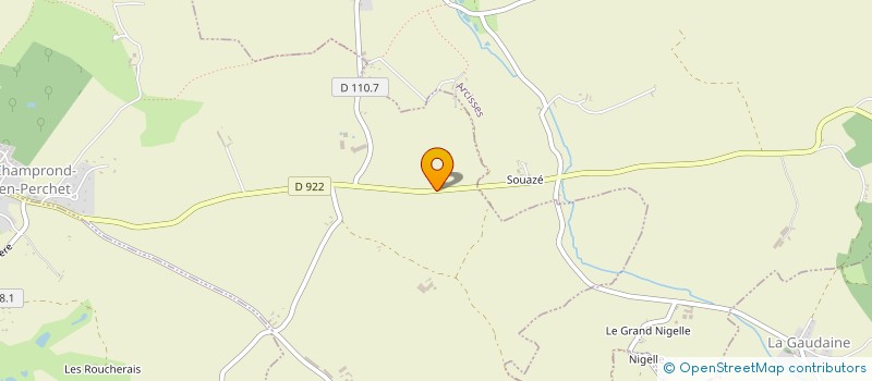 localisation de l'entreprise LAPIROTTO à CHAMPROND EN PERCHET
