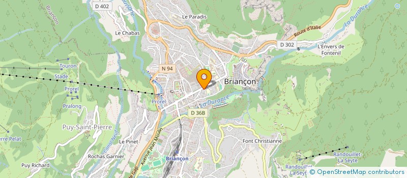 localisation de l'entreprise LAPIS LAZULI  BRIANCON