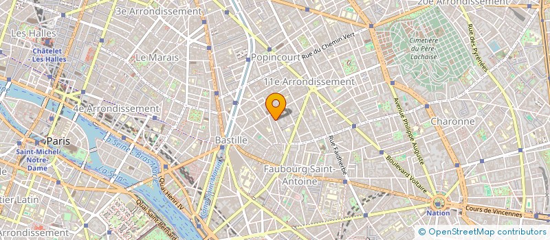 localisation de l'entreprise LAPIS LAZULI  PARIS