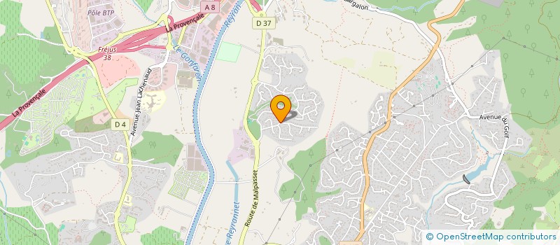 localisation de l'entreprise LAPISARDI AZUR DEVELOPPEMENT à FREJUS