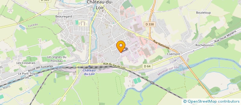 localisation de l'entreprise LAPISSE  MONTVAL-SUR-LOIR