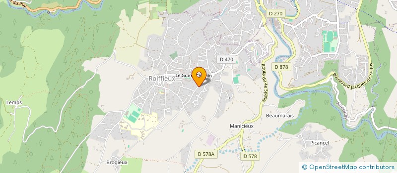 localisation de l'entreprise LAPIVINJE  ROIFFIEUX