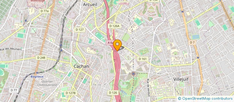 localisation de l'entreprise LAPLACE  ARCUEIL