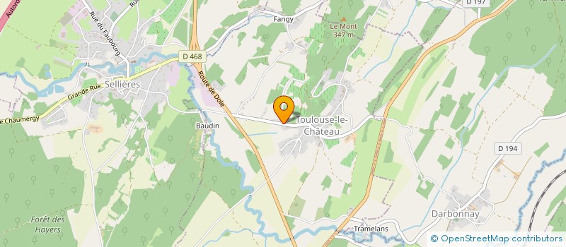 localisation de l'entreprise LAPLACE  TOULOUSE-LE-CHATEAU