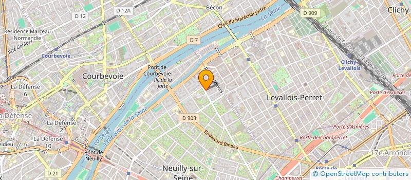 localisation de l'entreprise LAPLACE CONSEIL à NEUILLY-SUR-SEINE