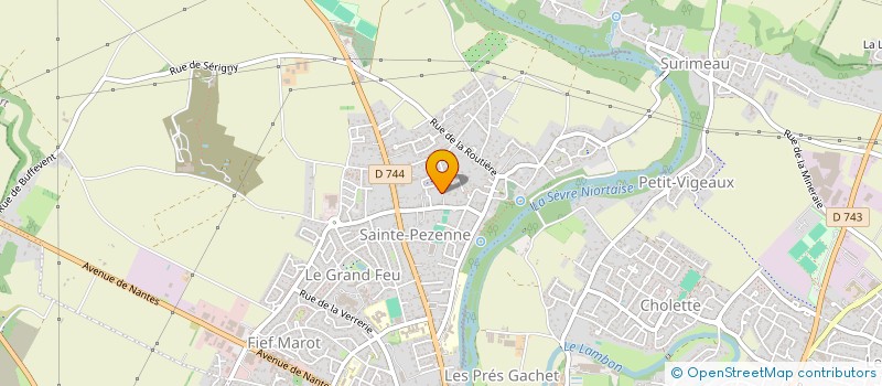 localisation de l'entreprise LAPLACE-HILAIRE  NIORT