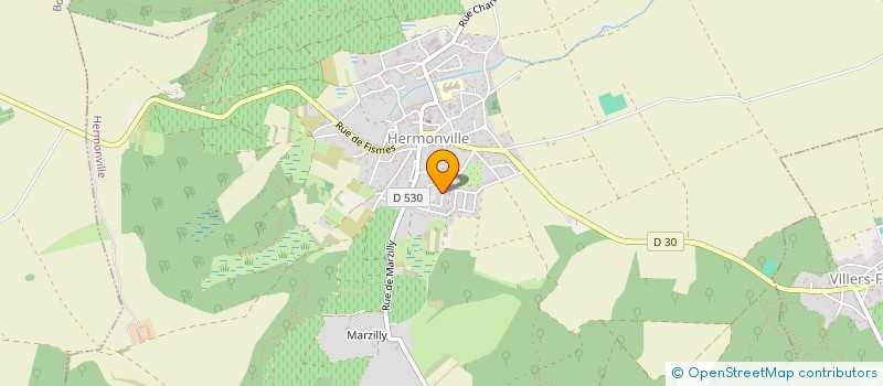 localisation de l'entreprise LAPLAIGE  HERMONVILLE