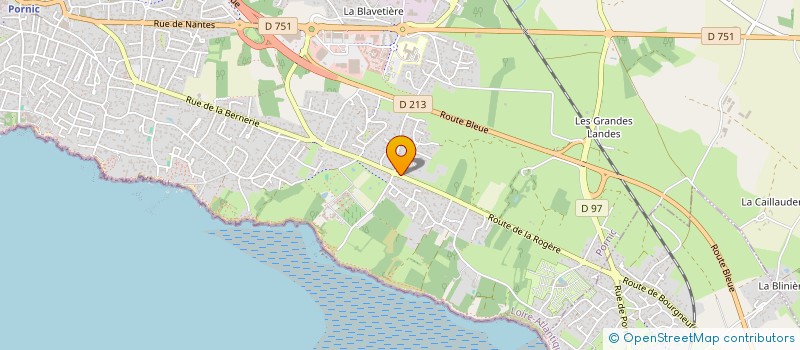 localisation de l'entreprise LAPLAINE  PORNIC