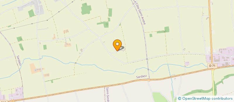 localisation de l'entreprise LAPLAINE  SARDIEU