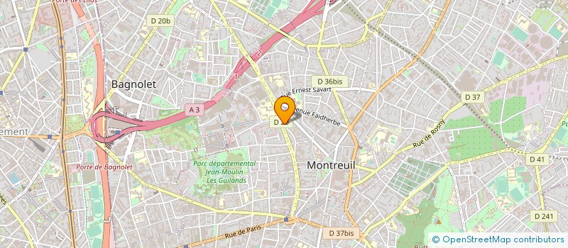 localisation de l'entreprise LAPLAIZE L ERMITAGE à MONTREUIL