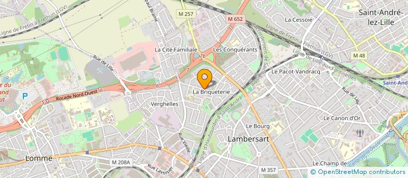 localisation de l'entreprise LAPLAN ASSOCIES à LAMBERSART