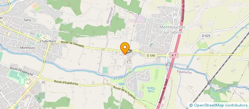 localisation de l'entreprise LAPLANCHE DEMENAGEMENT  MONTBOUCHER-SUR-JABRON