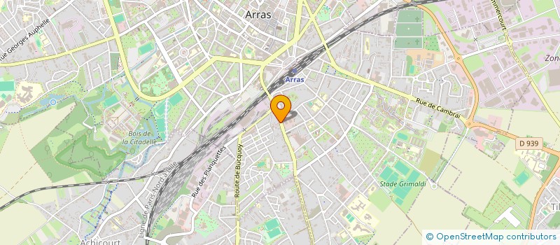 localisation de l'entreprise LAPLANCHEFLEURIE à ARRAS