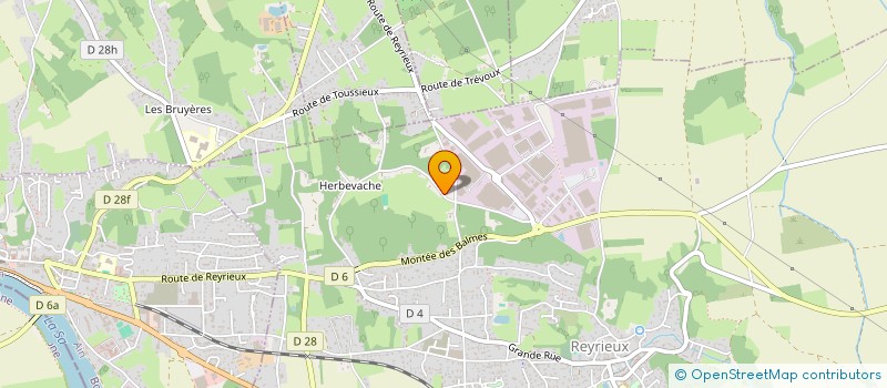 localisation de l'entreprise LAPLASOL à REYRIEUX