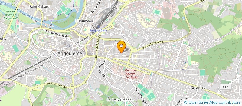 localisation de l'entreprise LAPLLA.NET à ANGOULEME