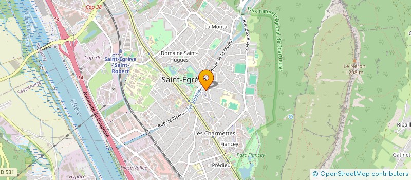 localisation de l'entreprise LAPLUME  SAINT-EGREVE