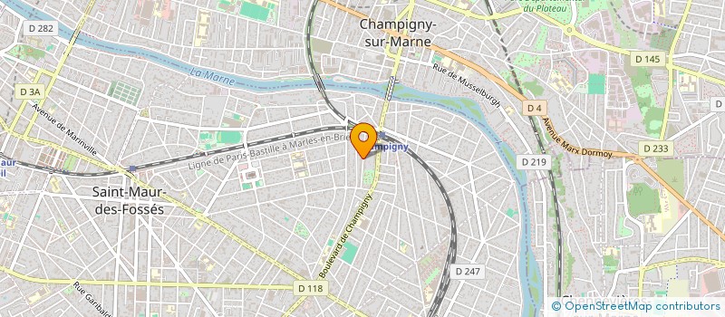 localisation de l'entreprise LAPMA à SAINT-MAUR-DES-FOSSES