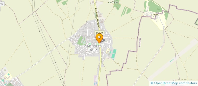 localisation de l'entreprise LAPOMME-DISTRIBUTION  LE MESNIL-EN-THELLE