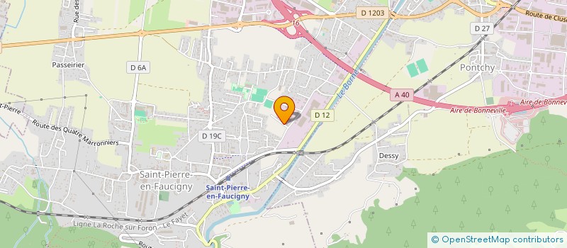 localisation de l'entreprise LAPORTE à SAINT-PIERRE-EN-FAUCIGNY