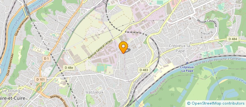 localisation de l'entreprise LAPORTE ANDRE à CALUIRE-ET-CUIRE