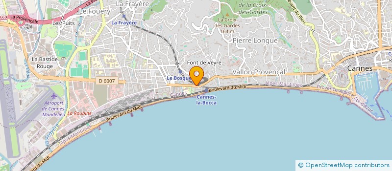 localisation de l'entreprise LAPORTE ARNAUD & ELYN à CANNES