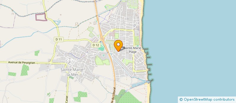 localisation de l'entreprise LAPORTE - DEQUERSONNIERE  SAINTE-MARIE-LA-MER