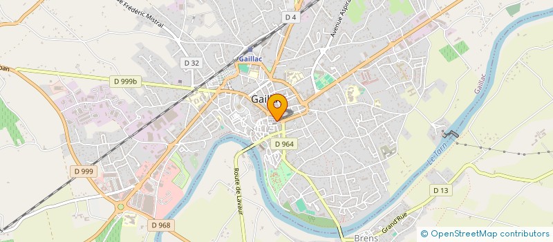 localisation de l'entreprise LAPORTE ET FILS à GAILLAC