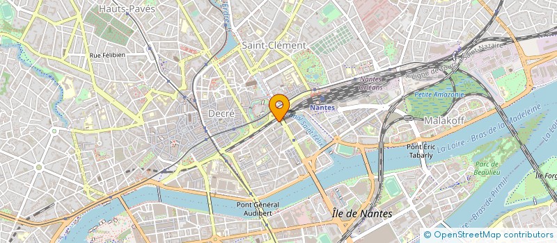 localisation de l'entreprise LAPORTE EURO à NANTES