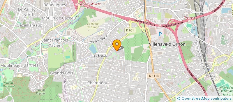 localisation de l'entreprise LAPORTE FONTENELLE  VILLENAVE-D'ORNON